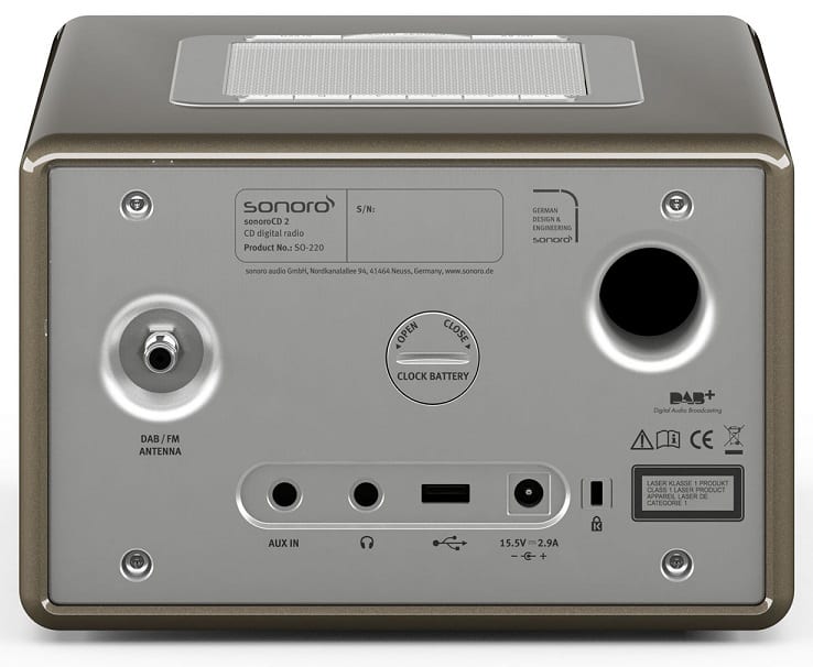 Sonoro CD 2 cuvee - achterkant - Radio