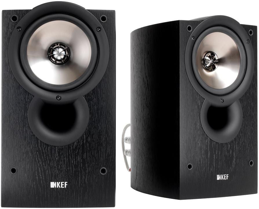 KEF iQ10 zwart - Boekenplank speaker