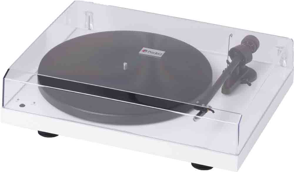 Pro-Ject Debut III Recordmaster (OM10) wit hoogglans - Platenspeler