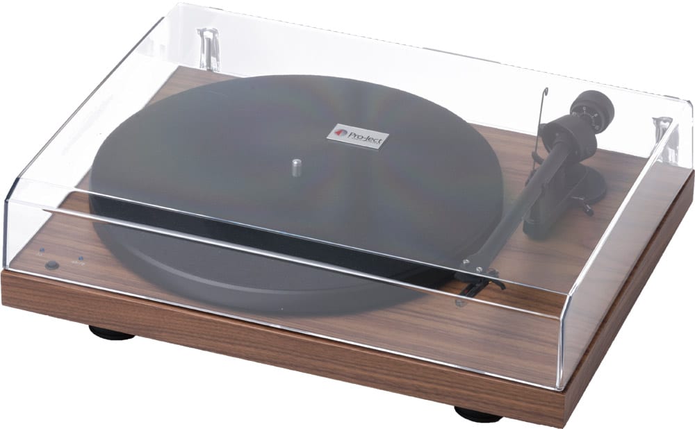 Pro-Ject Debut III Recordmaster (OM10) walnoot - Platenspeler