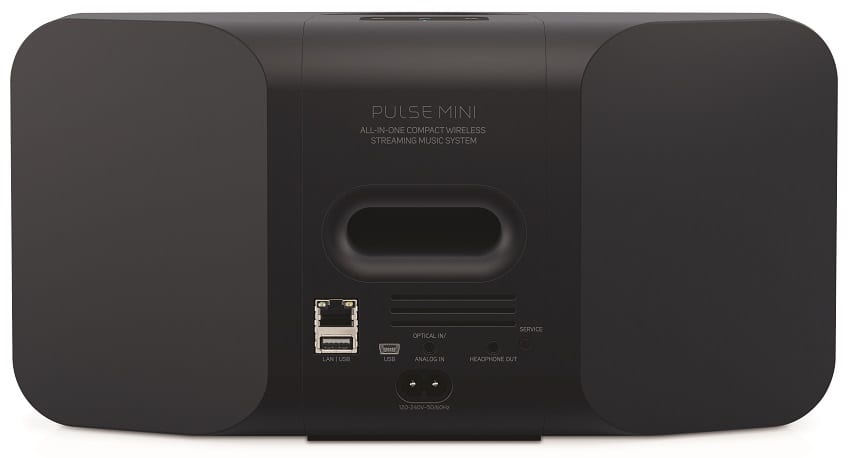 Bluesound Pulse Mini zwart - achterkant - Wifi speaker