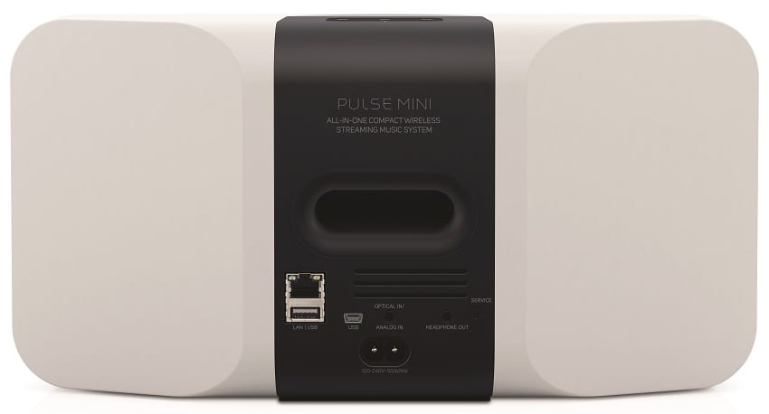 Bluesound Pulse Mini wit - achterkant - Wifi speaker