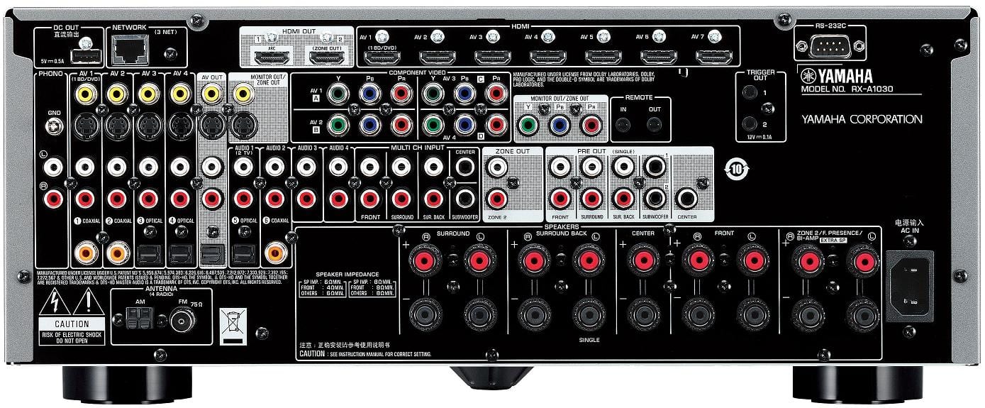 Yamaha RXA1030 av receiver iEar