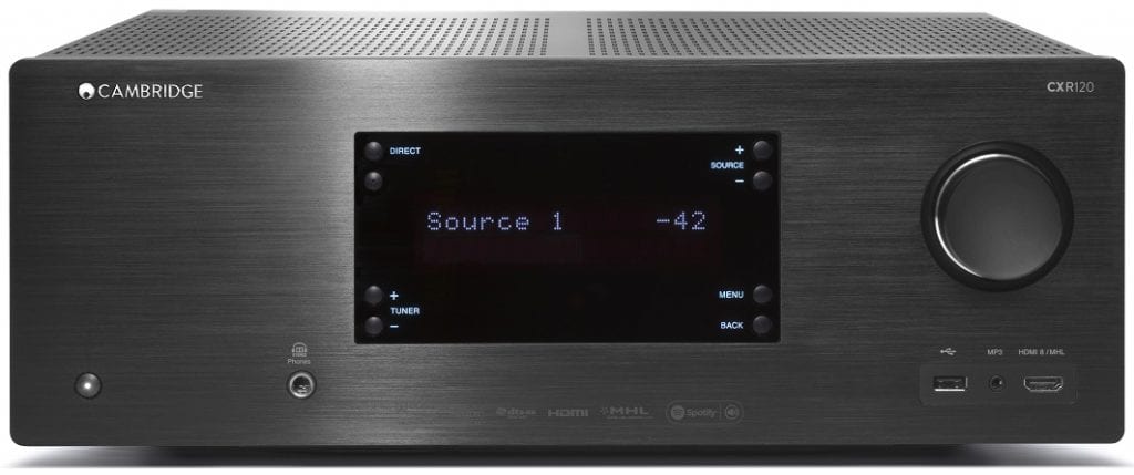 Cambridge Audio CXR120 zwart - AV Receiver