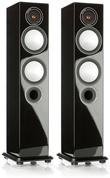 Monitor Audio Silver 6 zwart hoogglans - Zuilspeaker
