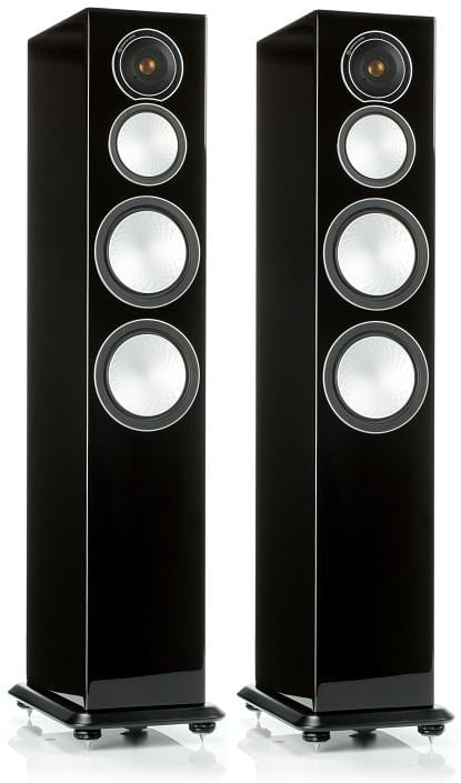 Monitor Audio Silver 8 zwart hoogglans - Zuilspeaker