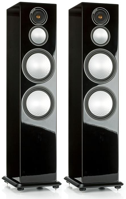Monitor Audio Silver 10 zwart hoogglans - Zuilspeaker