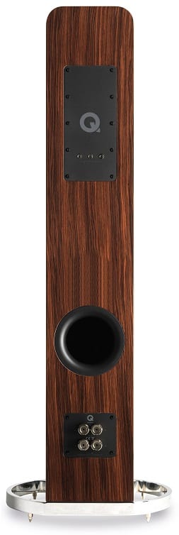Q Acoustics Concept 500 zwart/rosewood - achterkant - Zuilspeaker