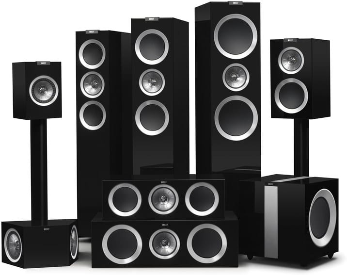 KEF R200c zwart hoogglans - Center speaker
