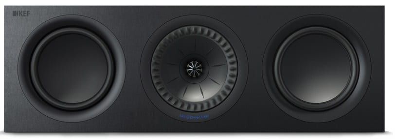 KEF Q650c zwart - frontaanzicht zonder grill - Center speaker