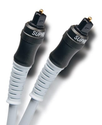 Supra ZAC Toslink 1,0 m. - Optische kabel