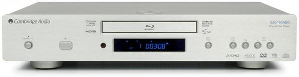 Cambridge Audio Azur 650BD zilver - Blu ray speler