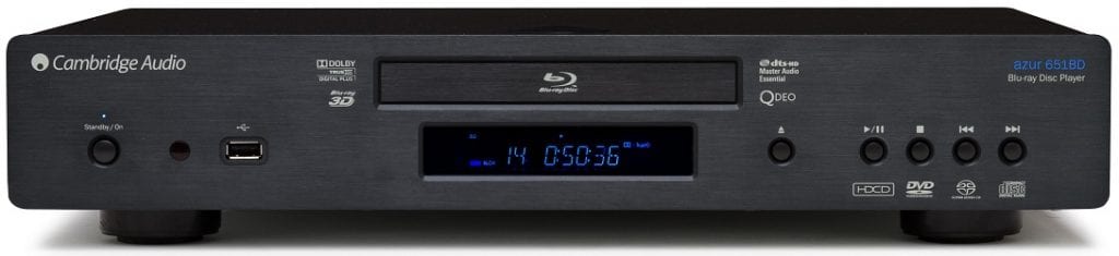 Cambridge Audio Azur 651BD zwart - Blu ray speler