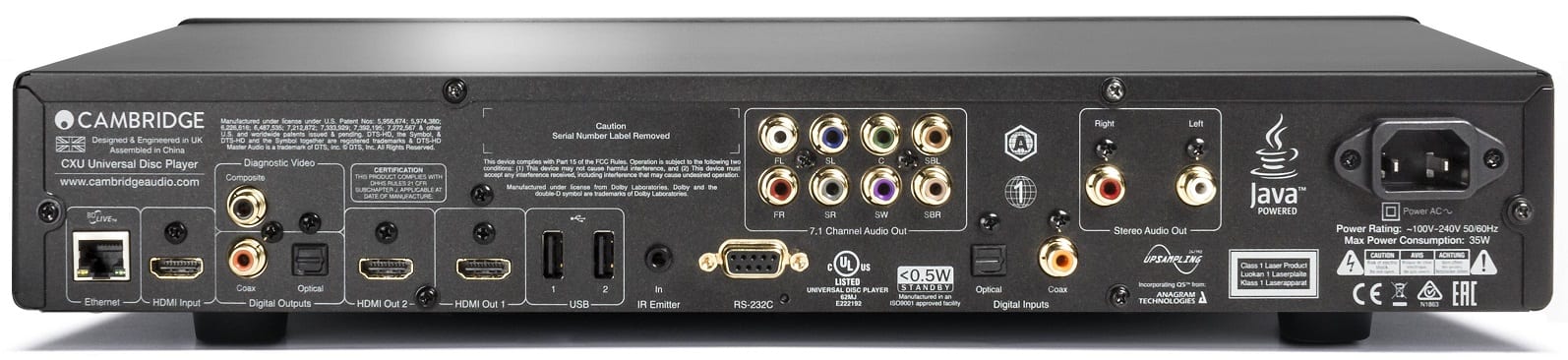 Cambridge Audio CXU - afstandsbediening - Blu ray speler