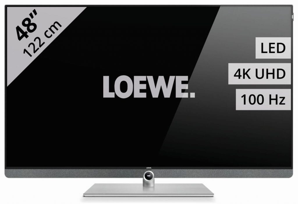 Loewe Bild 3.48 dal light grey - Televisie