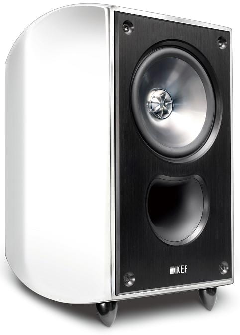 KEF XQ10 wit lak hoogglans - Boekenplank speaker