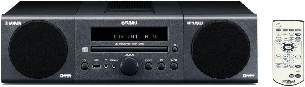 Yamaha MCR-040 donker grijs - Miniset