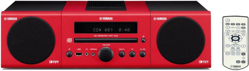 Yamaha MCR-040 rood - Miniset