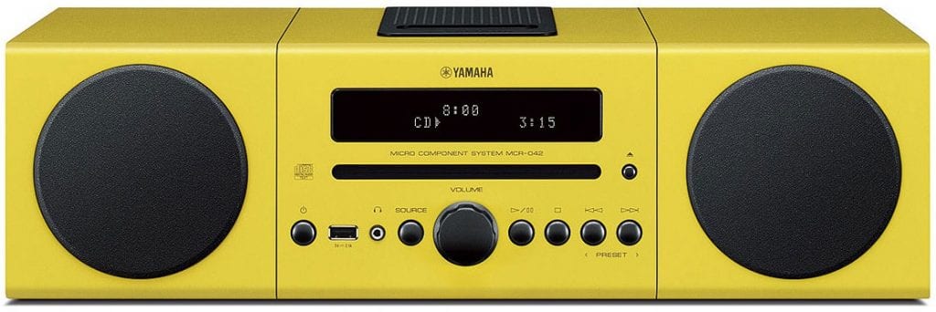 Yamaha MCR-042 geel - Miniset