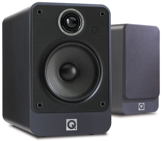 Q Acoustics 2020i zwart - Boekenplank speaker