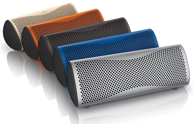 KEF MUO sunset orange - beauty - Bluetooth speaker