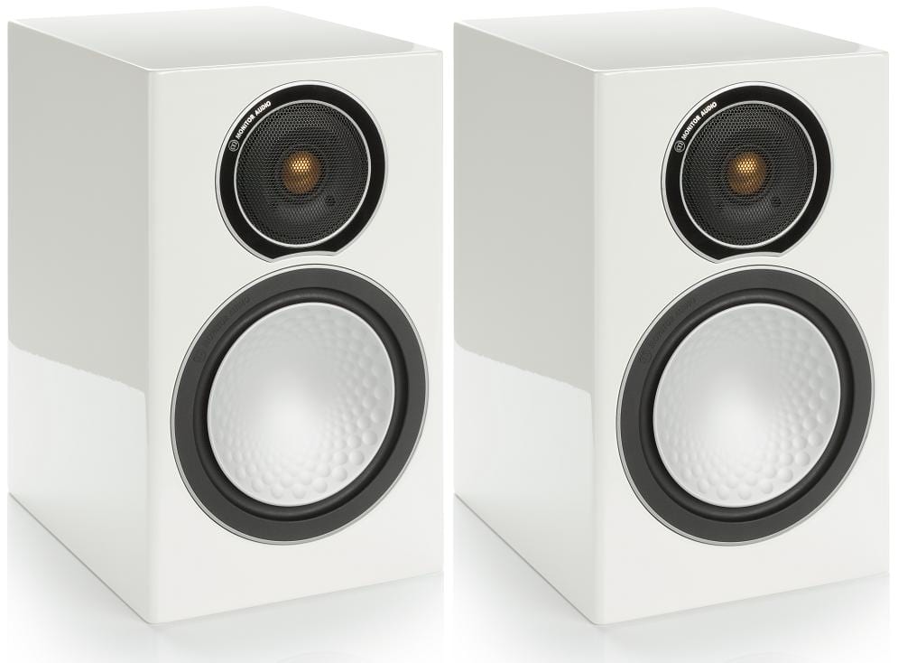 Monitor Audio Silver 1 wit hoogglans - Boekenplank speaker