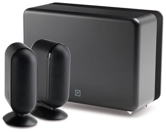 Q Acoustics 7000i 2.1 zwart - Speaker set