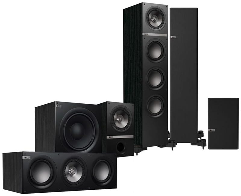 KEF Q500 5.1 zwart - Speaker set
