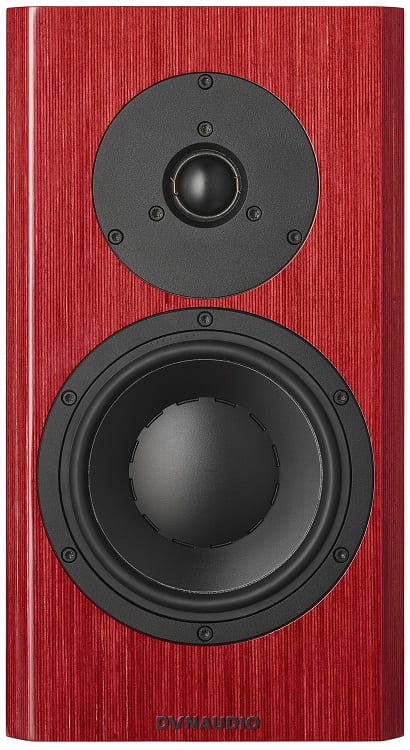 Dynaudio Special Forty Red Birch High Gloss - frontaanzicht zonder grill - Boekenplank speaker