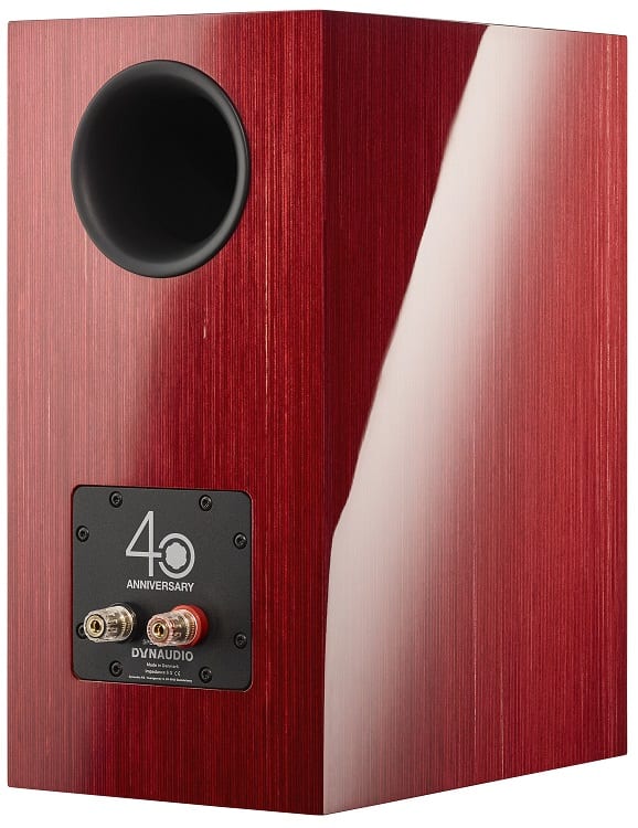 Dynaudio Special Forty Red Birch High Gloss - achterkant - Boekenplank speaker