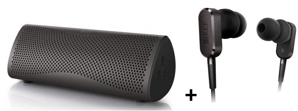 KEF MUO + KEF M100 - Bluetooth speaker