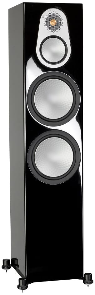 Monitor Audio Silver 500 6G zwart hoogglans - Zuilspeaker