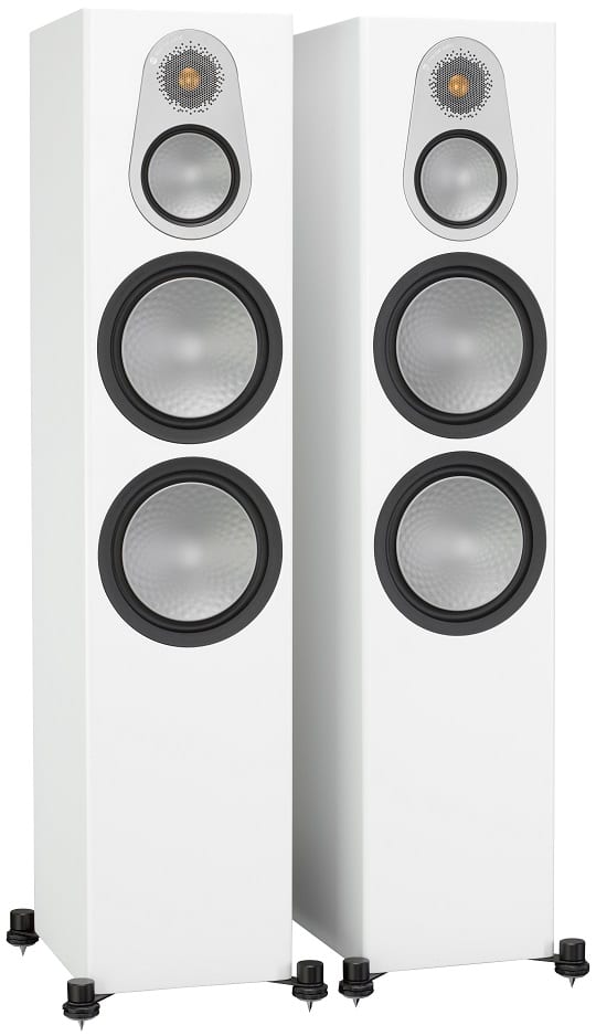 Monitor Audio Silver 500 6G wit satijn - paar - Zuilspeaker