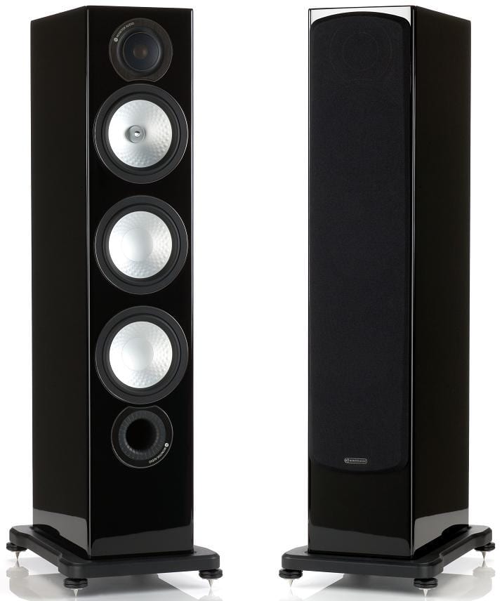 Monitor Audio Silver RX8 zwart hoogglans - Zuilspeaker