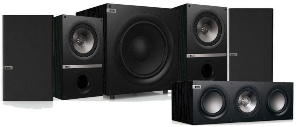 KEF Q300 5.1 zwart - Speaker set