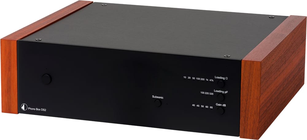 Pro-Ject Phono Box DS2 zwart/rosewood - Phono voorversterker