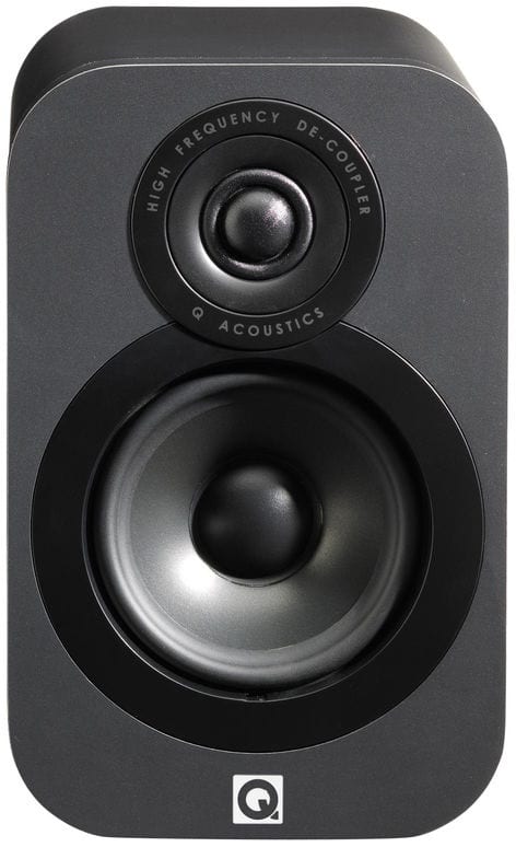 Q Acoustics 3010 grafiet zwart - Boekenplank speaker