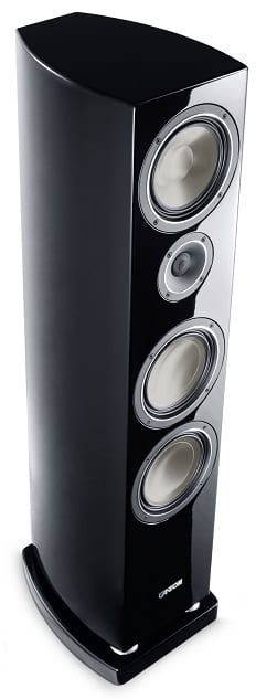 Canton Vento 886 DC zwart hoogglans - Zuilspeaker