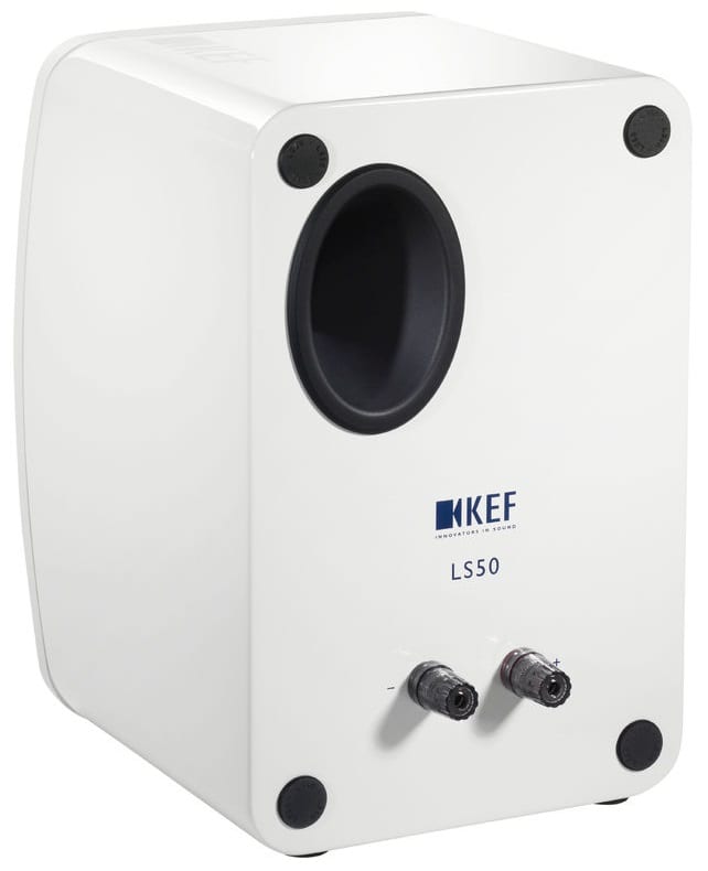 KEF LS50 ice white blue - Boekenplank speaker