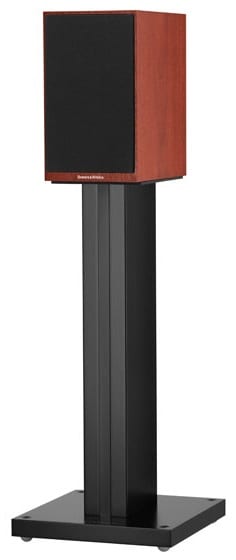 Bowers & Wilkins 707 S2 rosenut - op standaard - Boekenplank speaker