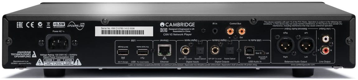 Cambridge Audio CXN V2 zwart - Audio streamer