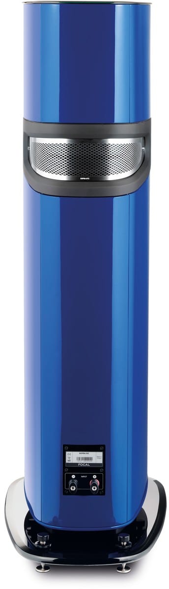 Focal Sopra N°3 blauw - achterkant - Zuilspeaker