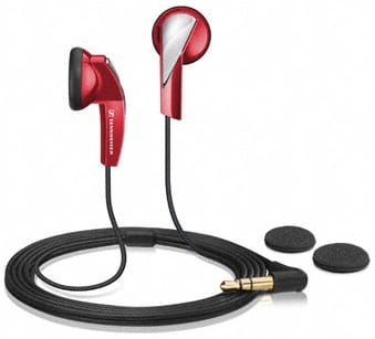 Sennheiser MX 365 rood - In ear oordopjes