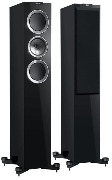 KEF R500 zwart hoogglans - Zuilspeaker