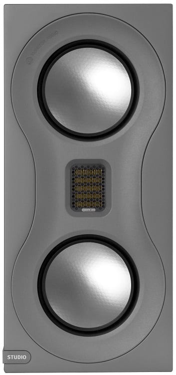 Monitor Audio Studio grijs - frontaanzicht - Boekenplank speaker