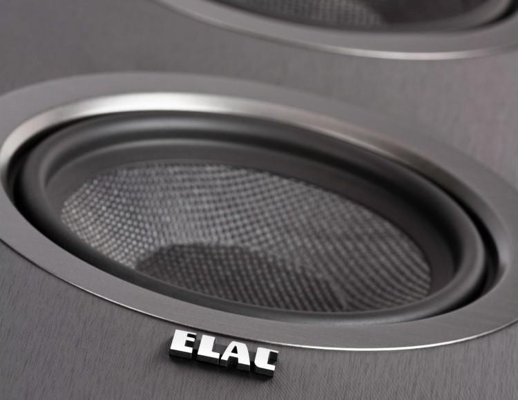 Elac Debut F6 zwart - detail - Zuilspeaker