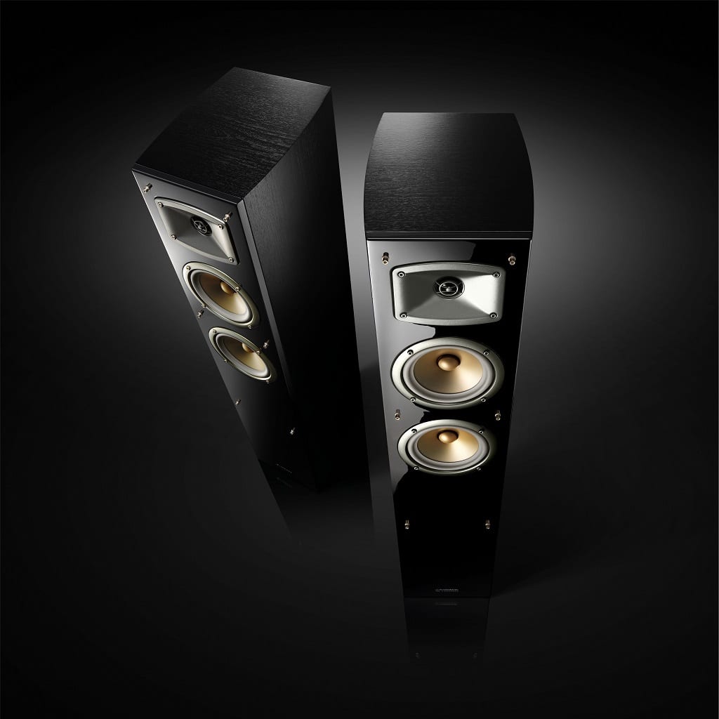 Yamaha NS-F330 zwart - beauty - Zuilspeaker