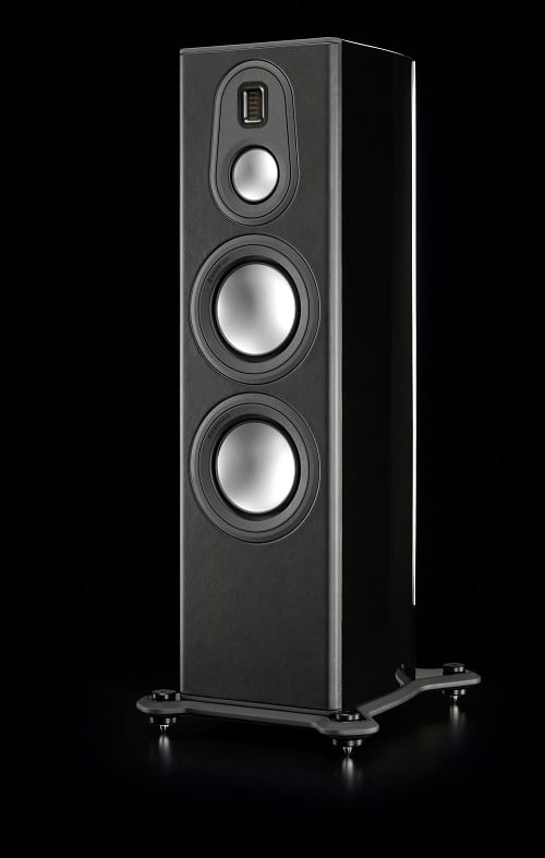 Monitor Audio Platinum PL300 II piano zwart - beauty - Zuilspeaker