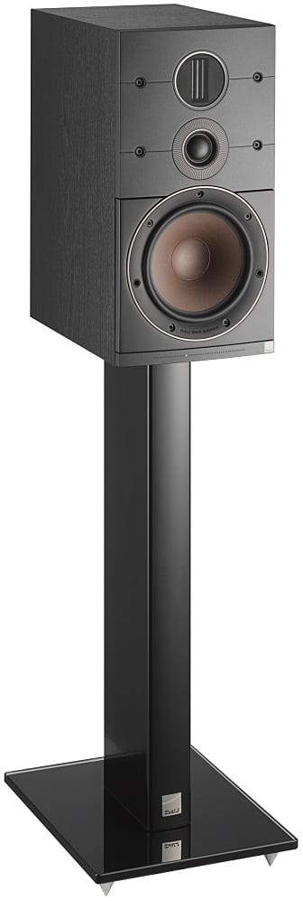 Dali Callisto 2 C zwart - zij frontaanzicht zonder grill - Actieve speaker