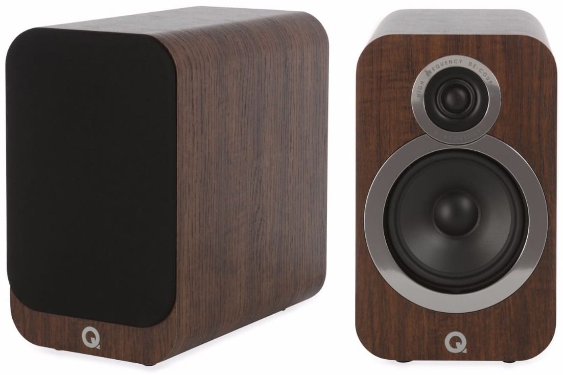 Q Acoustics 3020i walnoot - paar - Boekenplank speaker